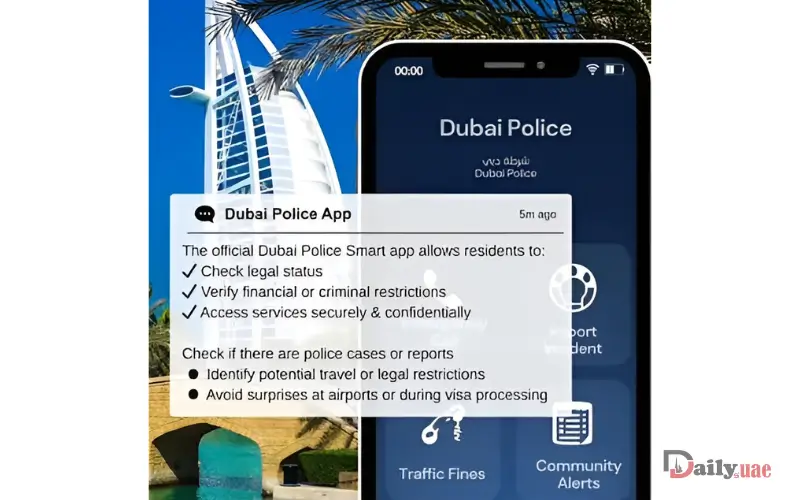 Filing a Report via the Dubai Police App