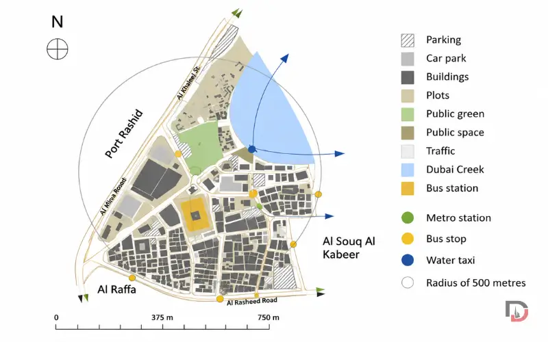 How to Reach Al Ghubaiba Metro Station 
