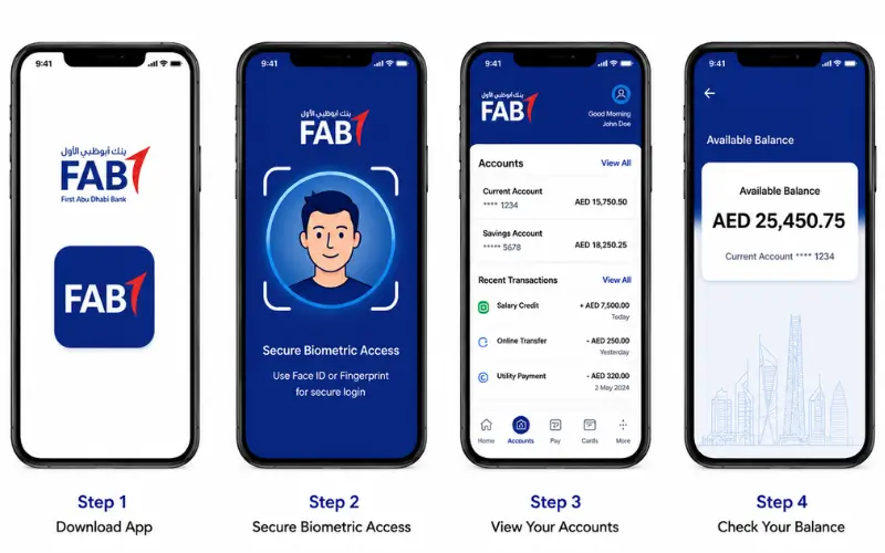 How to Check FAB Balance Using the Mobile App