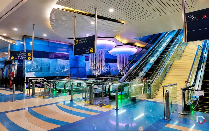 Station Layout BurJuman Metro Station