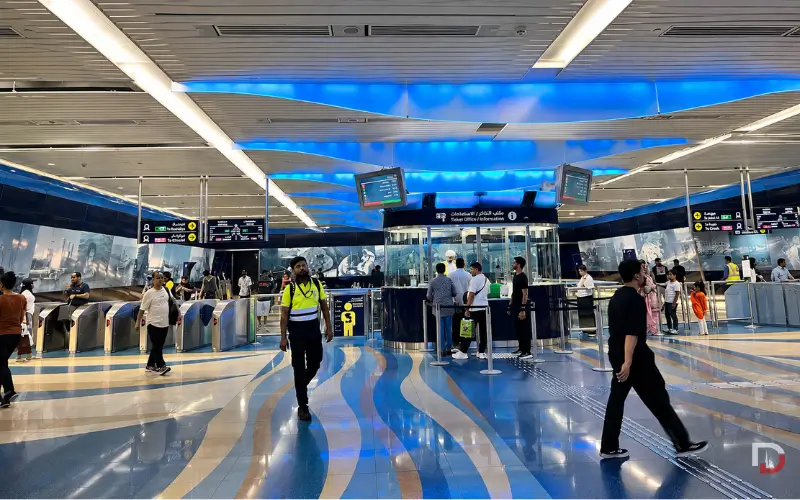 BurJuman Metro Station interior