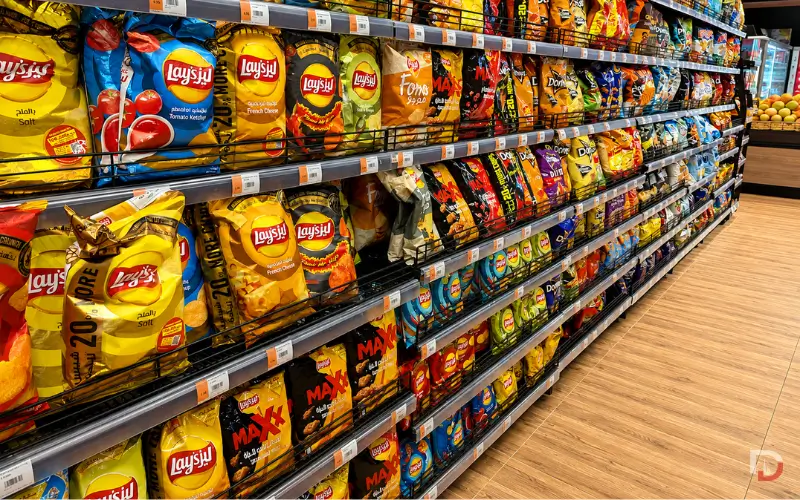 Chips section at Al Maya Supermarket