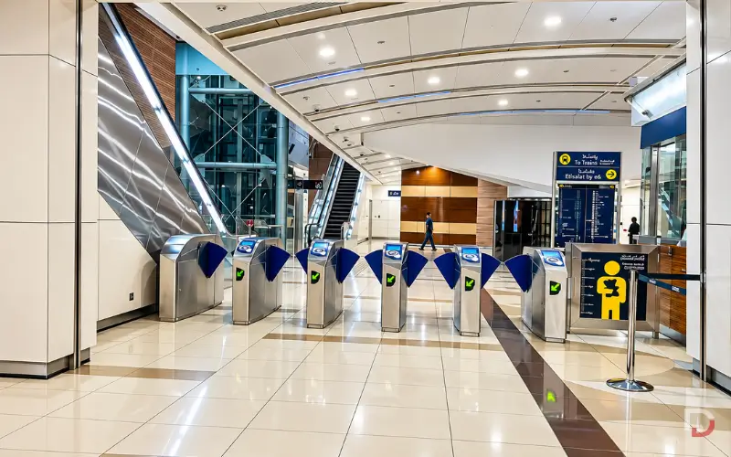 Dubai Airport Free Zone Metro Station 