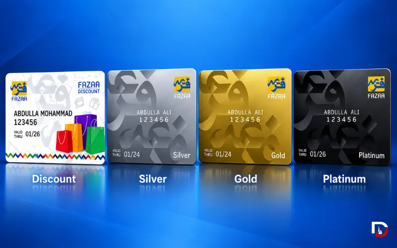 Fazza Card types 