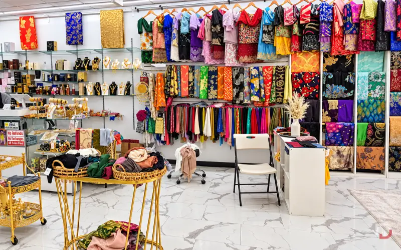 Dresses section at DubaiStore