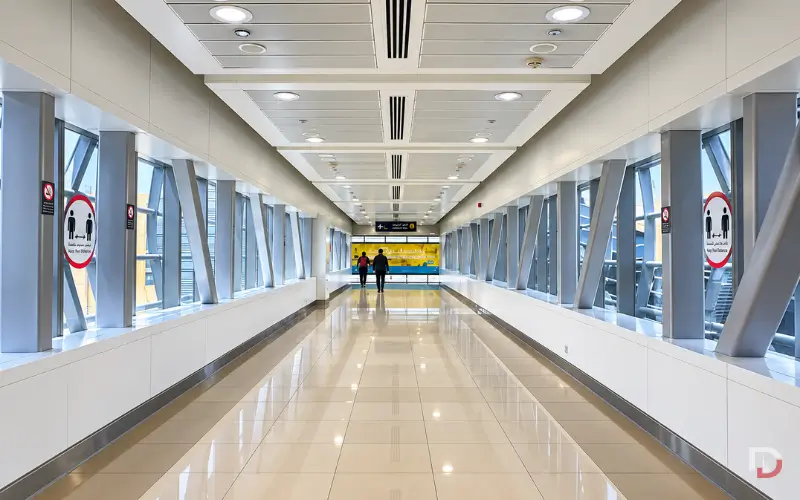 Dubai Airport Free Zone Metro Station 1