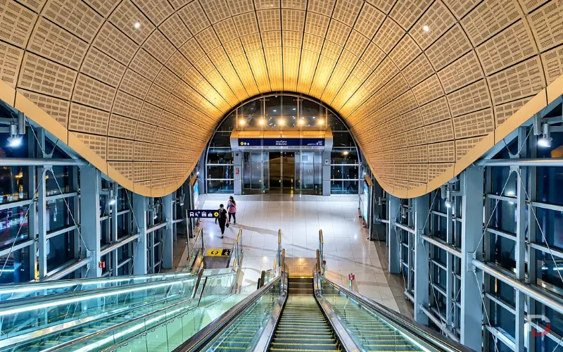 Dubai Airport Free Zone Metro Station 1