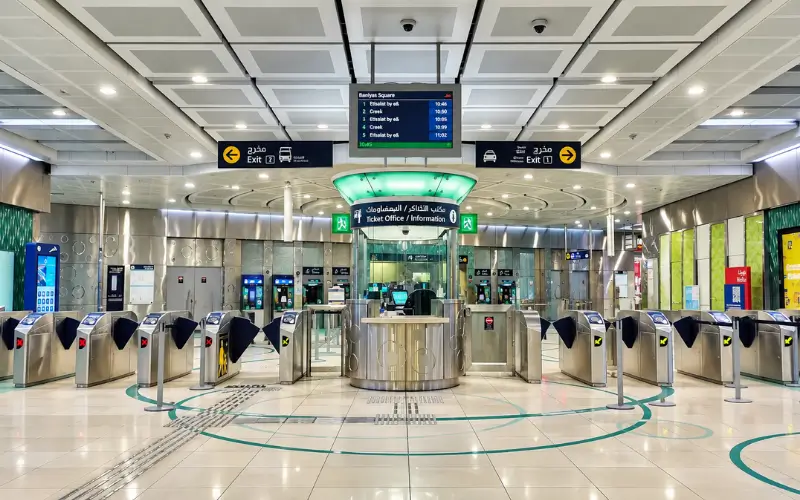 Baniyas Square Station intrior look 