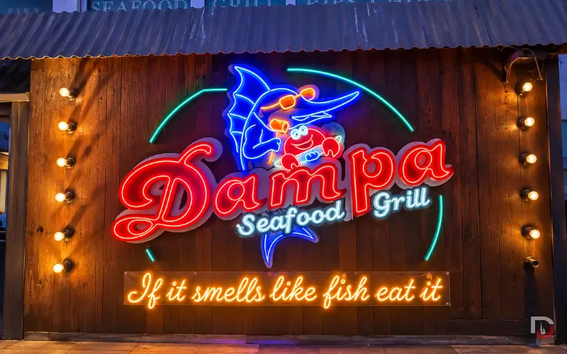 Diners at Dampa Dubai