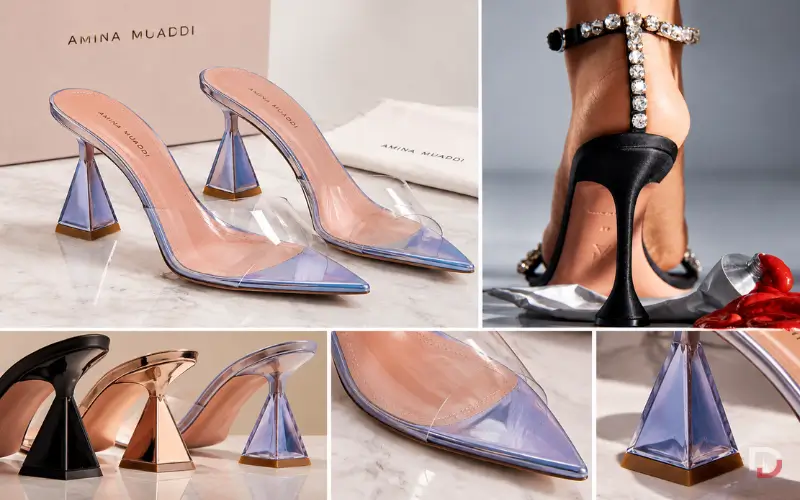 Amina Muaddi Pyramid Heel