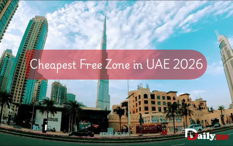 cheapest free zone in UAE