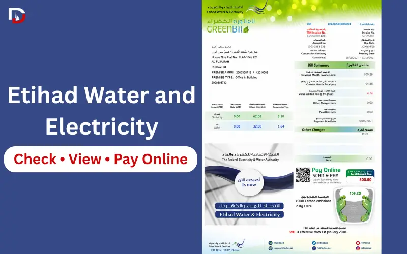 Etihad Water and Electricity Bill Check