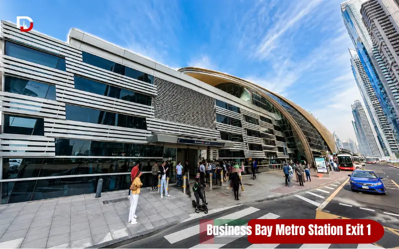 Business Bay Metro Station Exit 1: