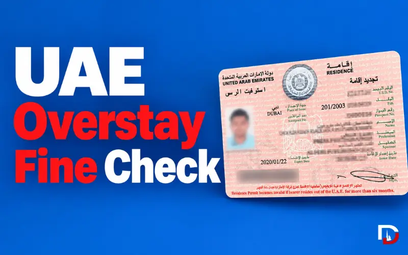 UAE Overstay Fine Check